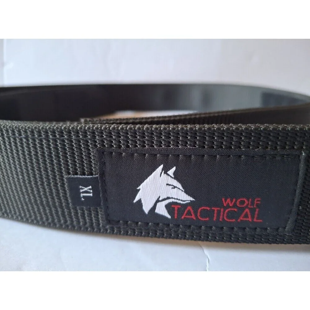 WOLF TACTICAL Molle Duty Belt Sz XL Tactical Gun Belt Quick Release Combat Belt